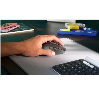 Logitech Signature M650 Wireless Mouse (L Size) - Graphite (Left Hand)